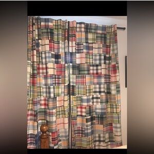 Plaid Multicolor Curtains